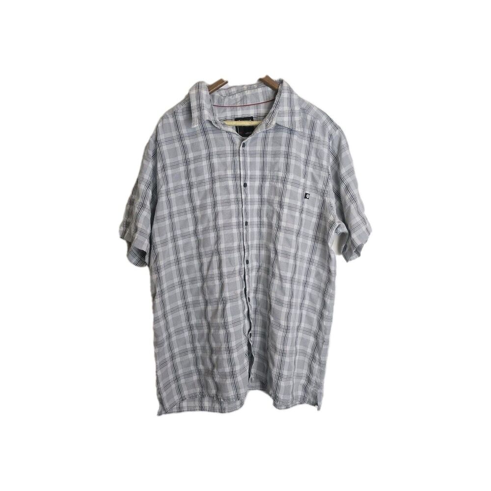 Marmot Eldridge Short Sleeve Button Up Hiking Shirt Glacier Grey/Sleet Size XXL